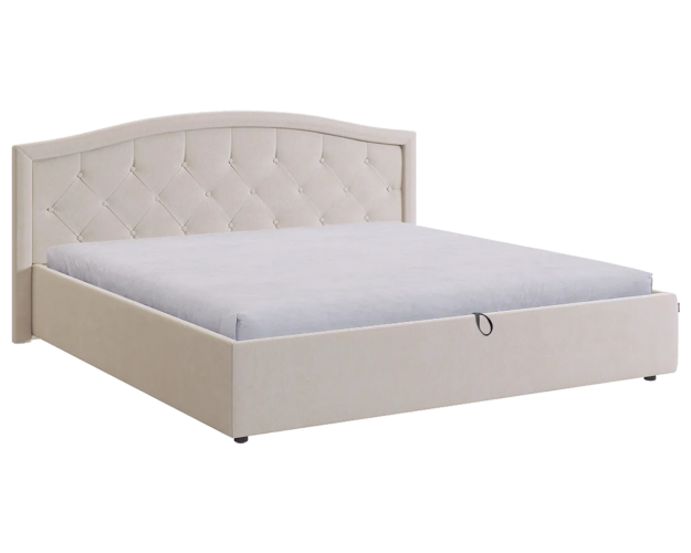 Кровать с подъемным механизмом 1800 Верона 2 крем (велюр)